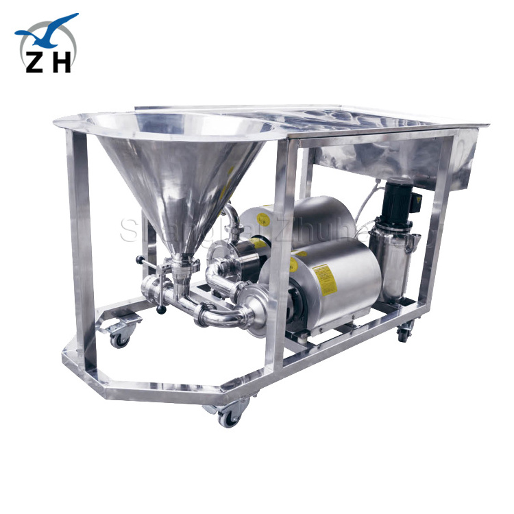 sale vacuum emulsifying mixer cosmetic plant high shear mixer wet and dry blender