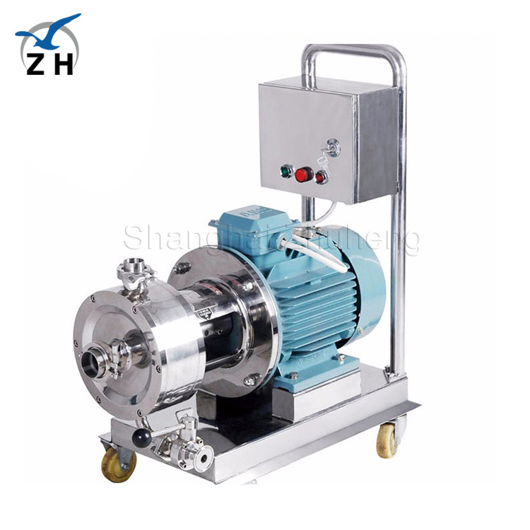 stainless steel high shear pump high shear dispersing emulsifier emulsifying machine