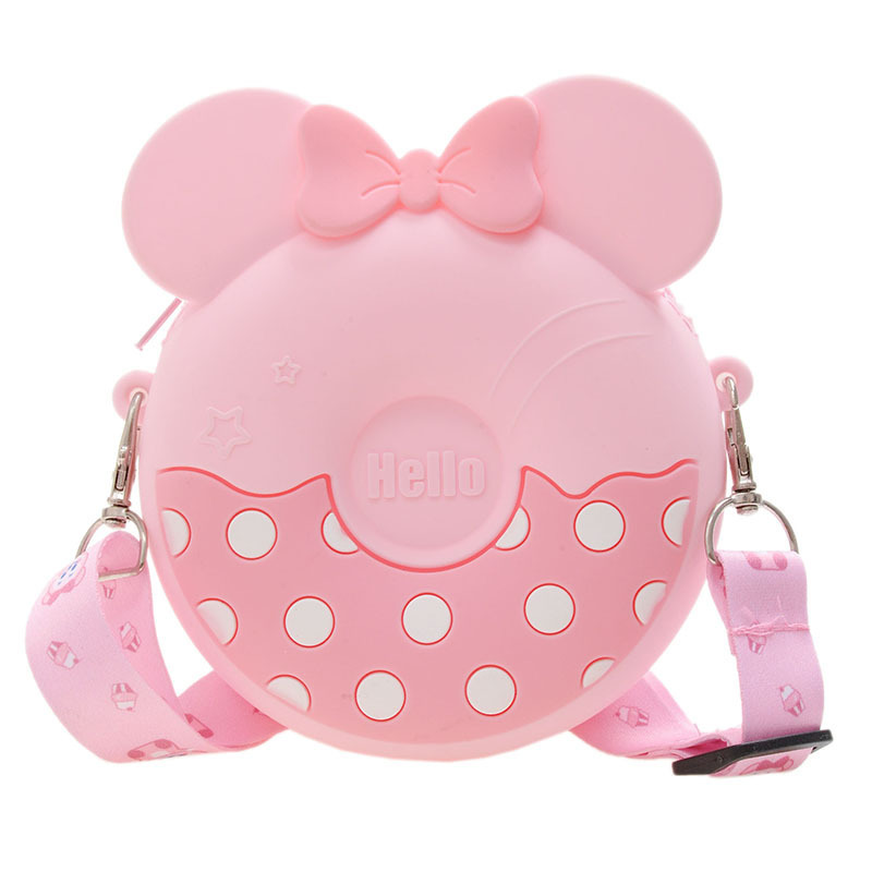 ZHUIYU wholesale baby child favorite cartoon Coin Purse fancy Silicone Bear shoulder bag kids crossbody bag