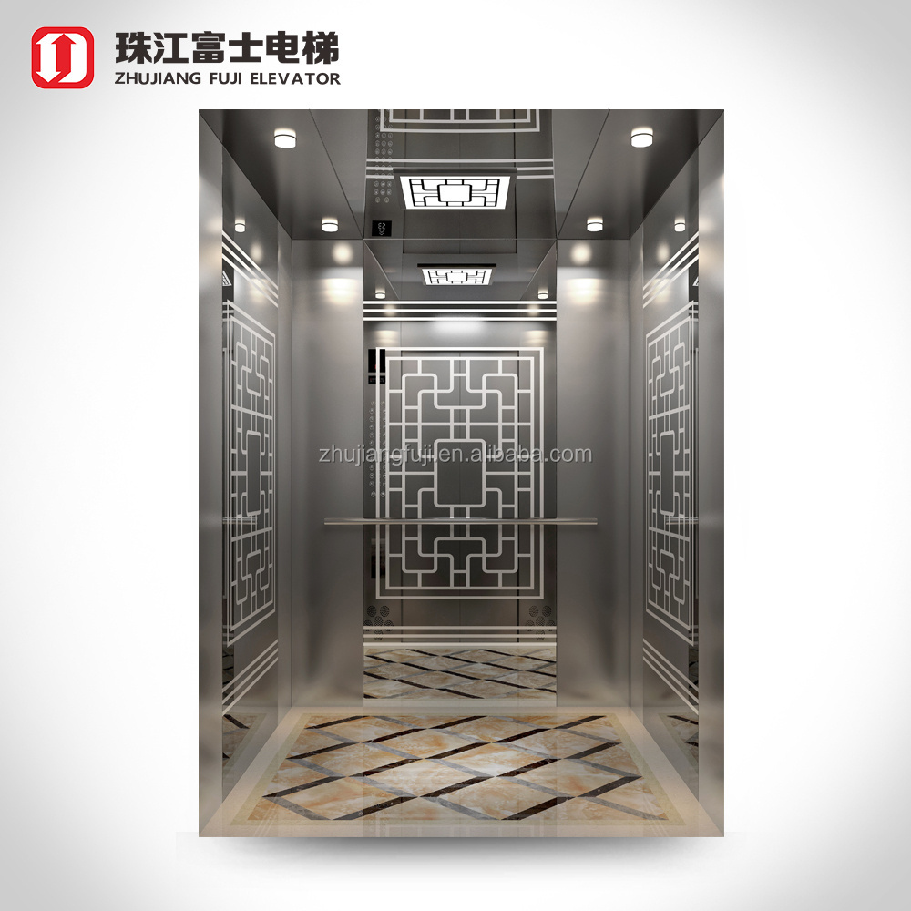 ZhujiangFuji Cheap 2 3 4 6 8 10 Person Passenger Human Lift Safety Building Passenger elevator Hotel Apartment Elevator