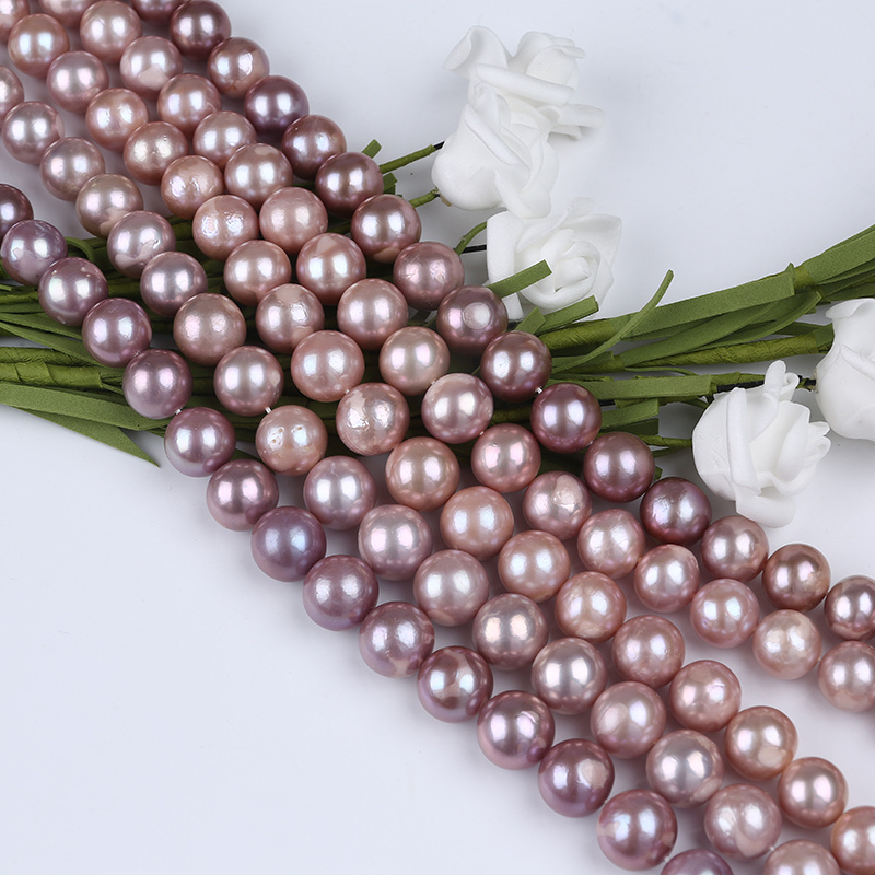 Wholesale Natural Purple 11-14mm Edison Pearls Strands Freshwater Pearl Strands