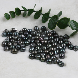 10-12mm wholesale tahitian natural seawater baroque drop shape pearl for jewelry making