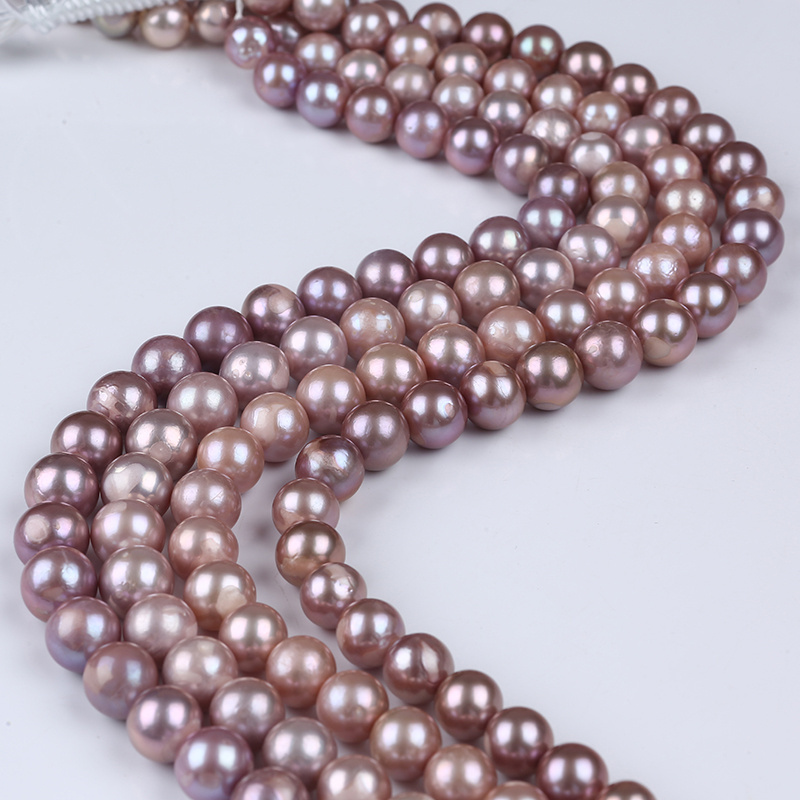 Wholesale Natural Purple 11-14mm Edison Pearls Strands Freshwater Pearl Strands