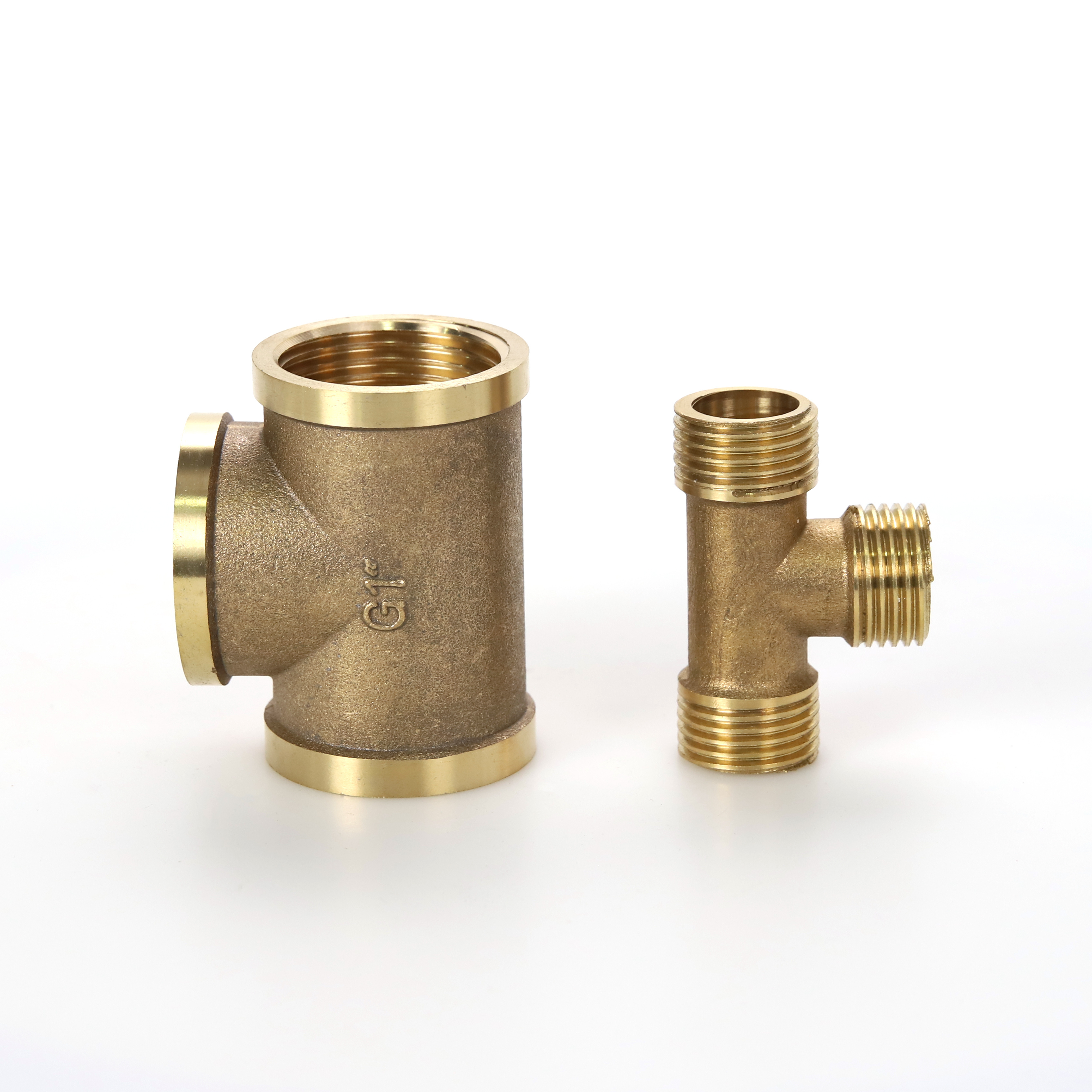 Cheap price male female threads tee fitting 3 way hose pipe tee fitting air gas water pipe line