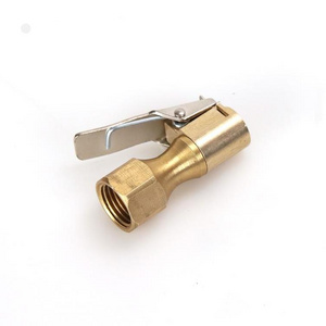 High quality brass air pump clip inflator fittings tire inflating nozzle auto repair tool air chuck