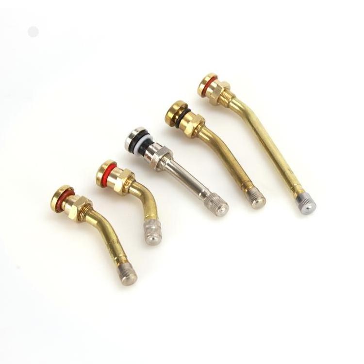 high quality truck parts valve stem tubeless vacuum pure brass tire valve