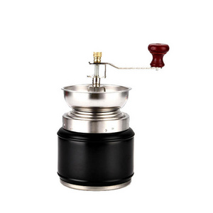 Handmade Stainless Steel Manual Coffee Grinder Spice Burr Mill for Kitchen Grinding Beans and Pepper Essential Coffee Grinders