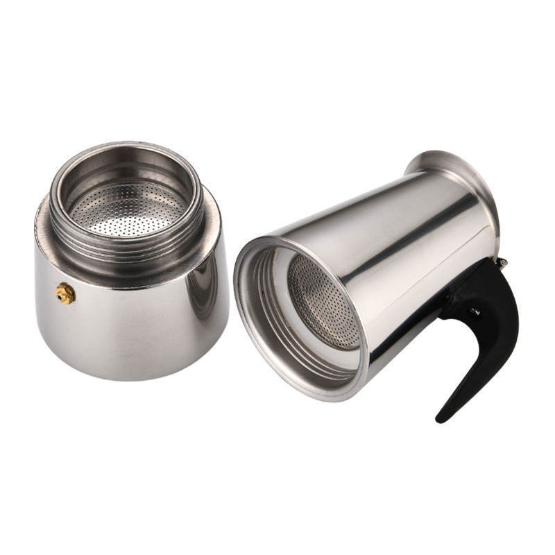 High Quality Stainless Steel Stovetop Espresso Moka Pot Coffee Maker