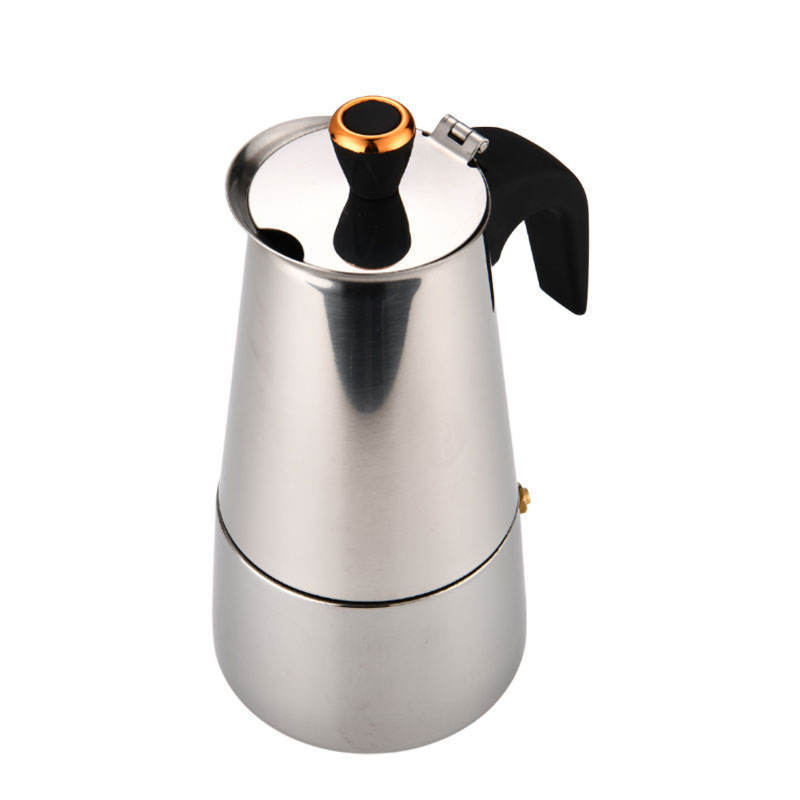 High Quality Stainless Steel Stovetop Espresso Moka Pot Coffee Maker