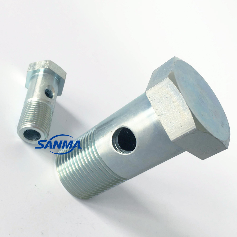 High Pressure Stainless Steel Metric Banjo Bolt Hydraulic Hose Fittings 70011 + 700m Reducing Shape Forged Technics