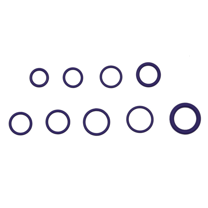 AC Purple NBR HNBR O Rings Gasket Seal Kit 18 Sizes Car Air Conditioning O-Ring Assortment Set For Valve Core Removal