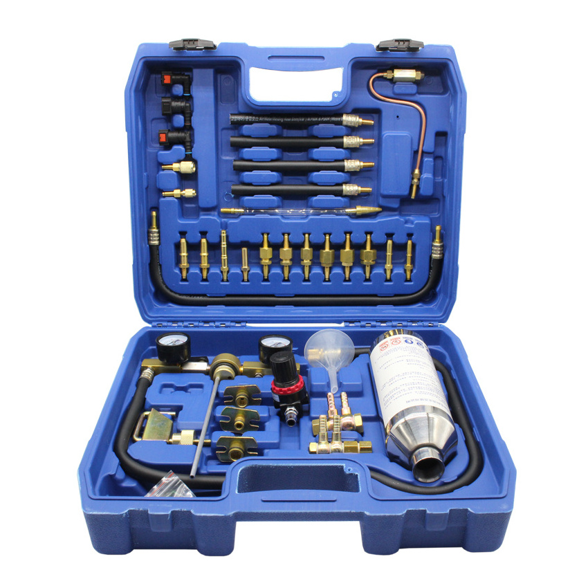 Automotive Non-dismantle Fuel Injector Cleaner Tool Set Fuel System Tester Kit for Petrol EFI Throttle