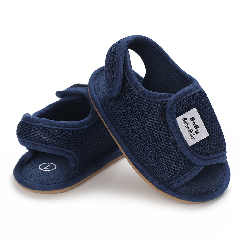 Mesh Sandals Baby Shoes Cute Kids Newborn Pre Walker Morning Baby Shoes Unisex Breathable Mesh Flat Wholesale Toddler Shoes