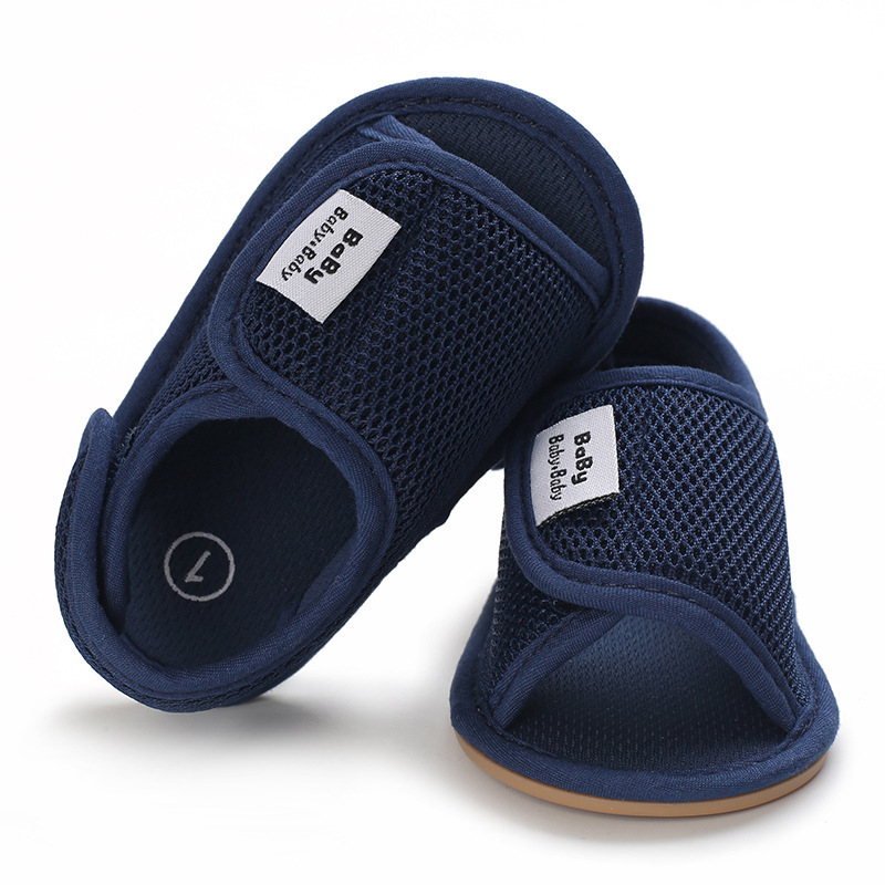 Mesh Sandals Baby Shoes Cute Kids Newborn Pre Walker Morning Baby Shoes Unisex Breathable Mesh Flat Wholesale Toddler Shoes