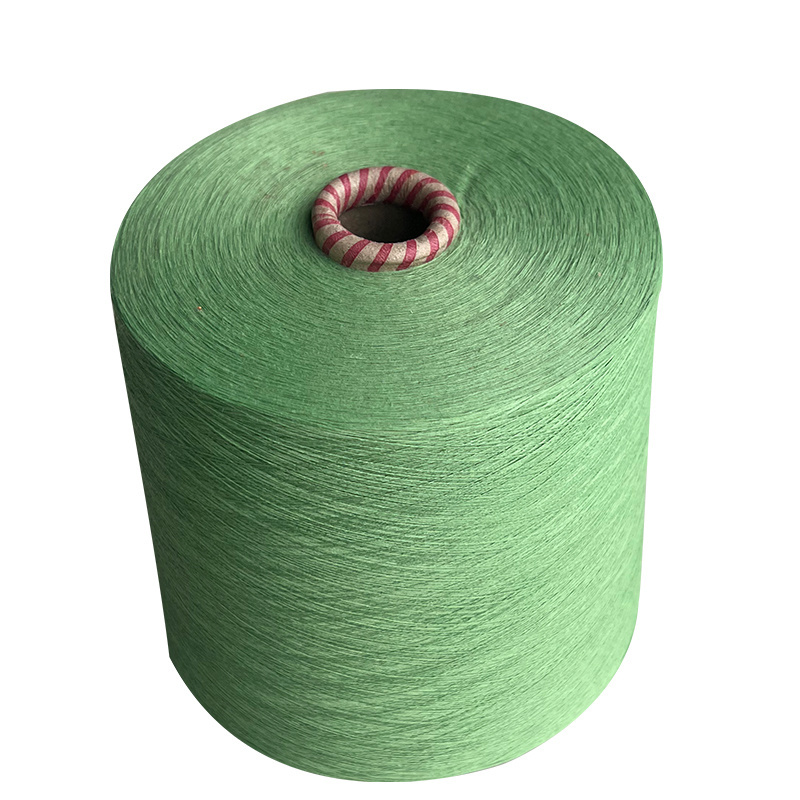 16S Regenerated cotton polyester 50/50 dyed yarn for sock knitting