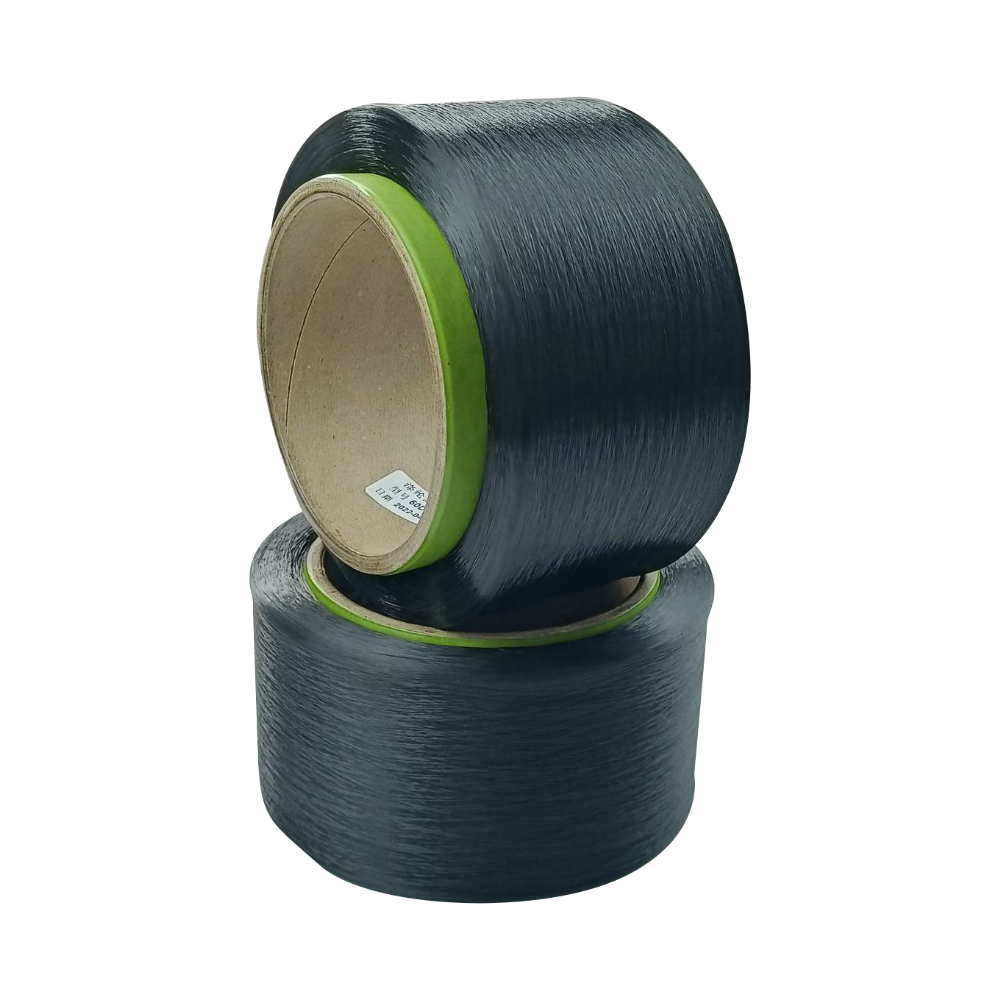 Hot Product Black And White Standard 150D Polyester Hot Melt Yarn For Tape And Fabric