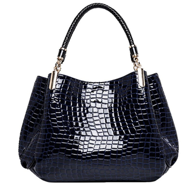 New High Quality Quality luxury Bag Women's Leather Handbag Ladies Large Capacity Crocodile Bucket Female Handbag Crossbody Bag