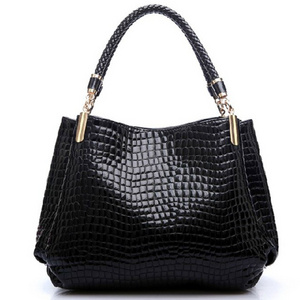 New High Quality Quality luxury Bag Women's Leather Handbag Ladies Large Capacity Crocodile Bucket Female Handbag Crossbody Bag