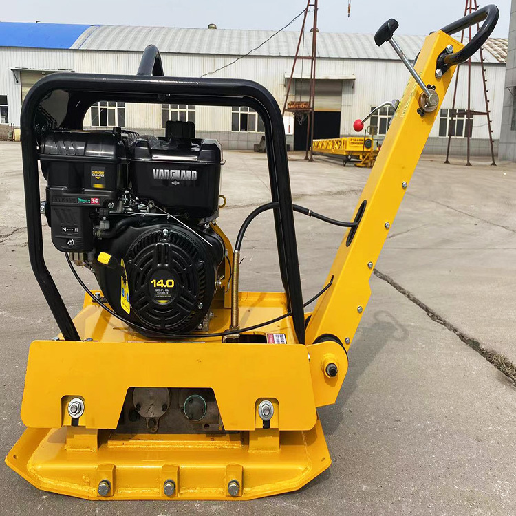 High-efficiency sales brick flat rammer hand-held vibrating rubber bottom plate compactor