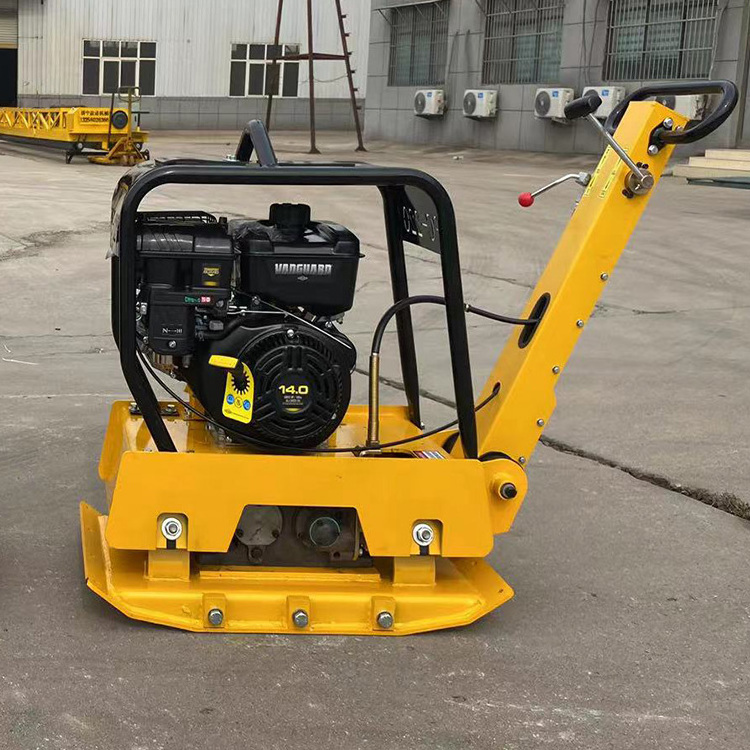 High-efficiency sales brick flat rammer hand-held vibrating rubber bottom plate compactor