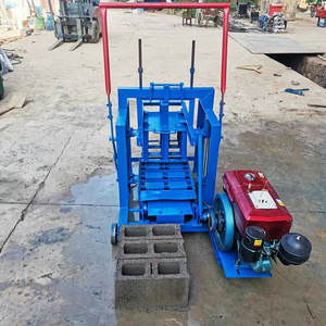 Diesel egg laying concrete brick making machinery price Honduras electrical manual block making machine