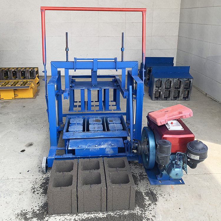 Diesel egg laying concrete brick making machinery price Honduras electrical manual block making machine