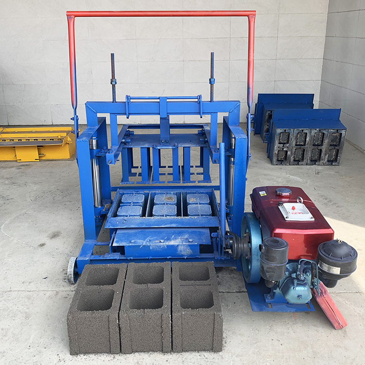 Diesel egg laying concrete brick making machinery price Honduras electrical manual block making machine