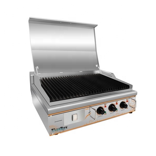 COMMERCIAL ELECTRIC LAVA ROCK GRILL