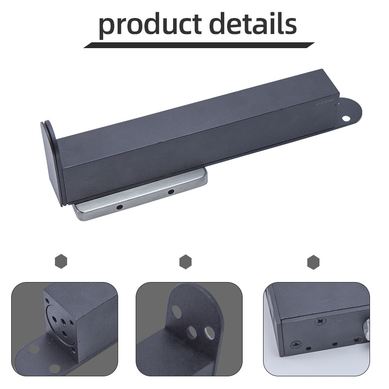 GSM Trending Heavy Duty 120kg Door Closer 180 Degree Hold-Open Glass Floor Spring Modern Steel Design