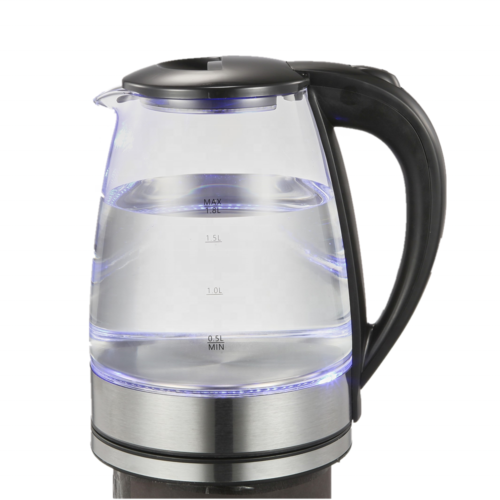 New tea Pot Hot Water Fast  Boil Cordless Glass Material  1.8L tea maker machine Electric glass  Kettles