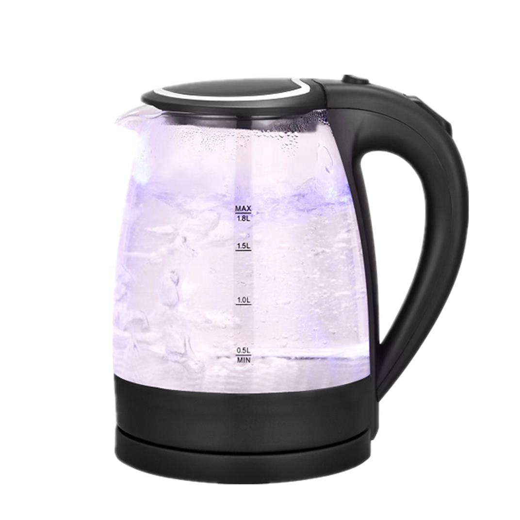 OEM/ODM Hot Boiling Water Kettle Glass Teapot Insulated Glass Factory Direct Selling 1.8L Electric Kettles