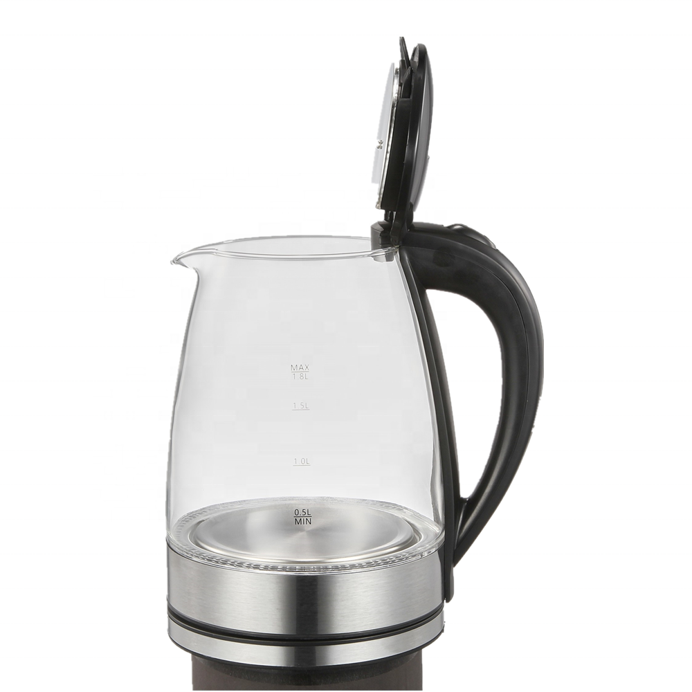 New tea Pot Hot Water Fast  Boil Cordless Glass Material  1.8L tea maker machine Electric glass  Kettles