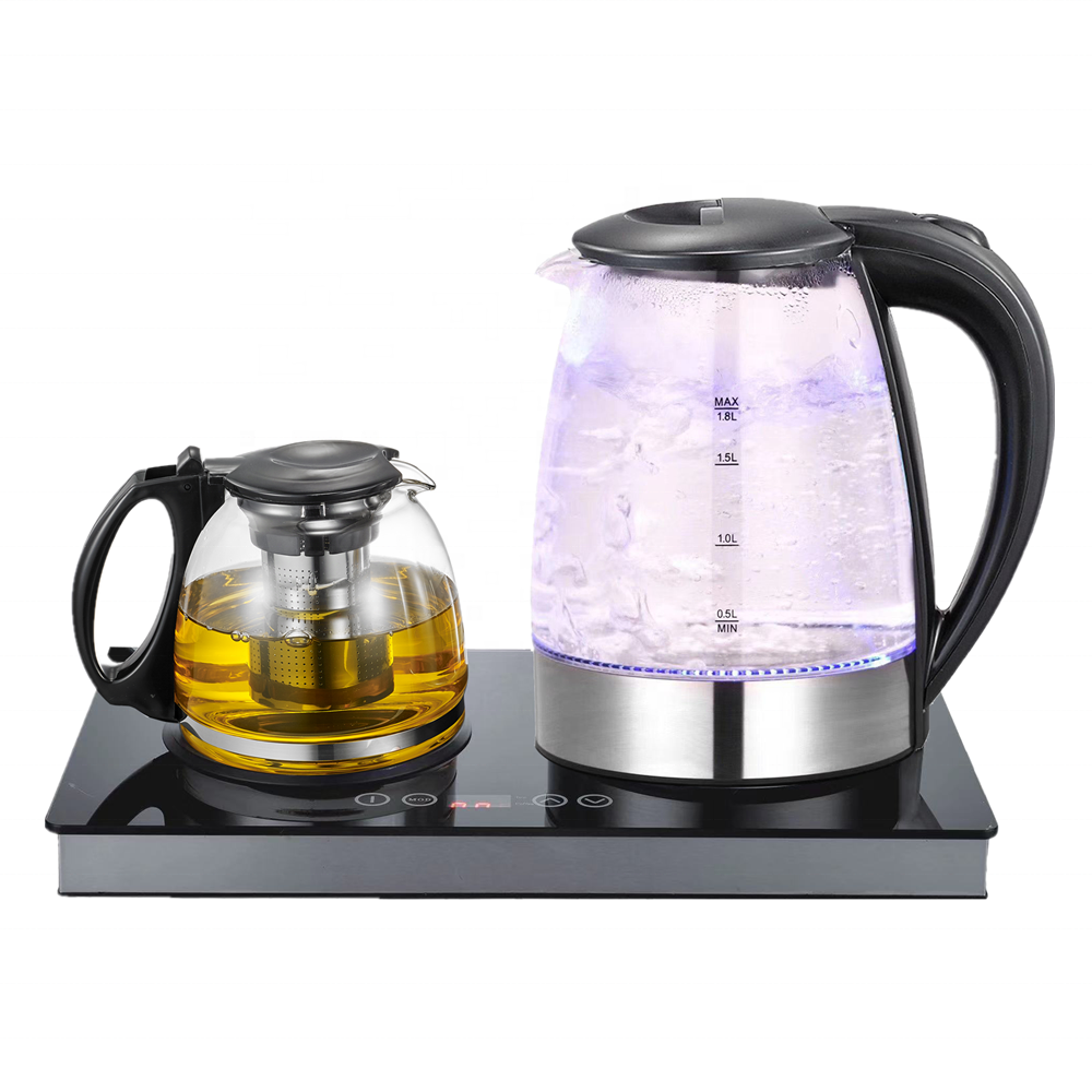 Glass Electric Kettle Temperature Control Kettles With Touch Screen Warm Keep Cordless Electric Tea Kettle