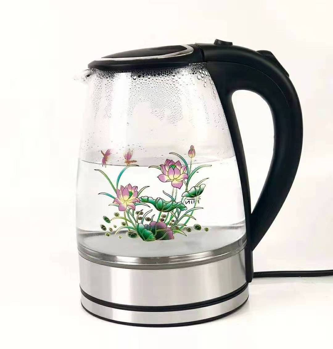 Kitchen Appliances  Glass Teapot 1.8L Water BOIL Electric Glass Kettle tea maker machine