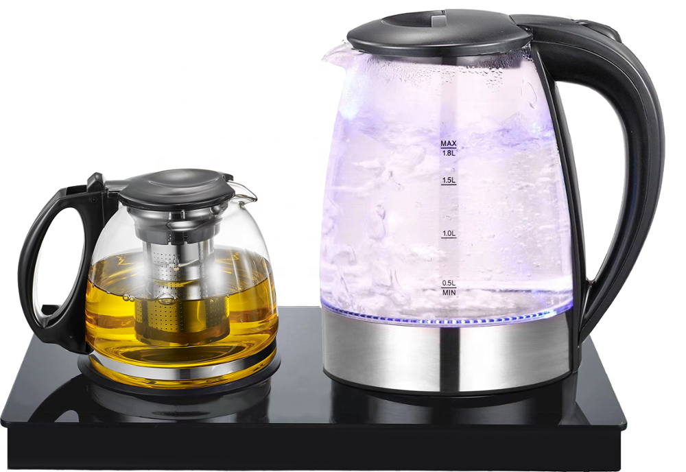 Electric Teapot Home water Kettle Tea Set Automatic Power Off Anti-Dry 1800W  Cordless Electric Kettles