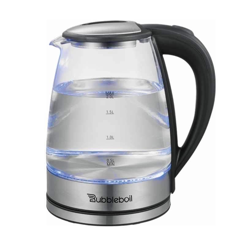 Bubbleboil cordless Glass electric kettle Automatic power-off Keep warm teakettle Health pot water Kettle