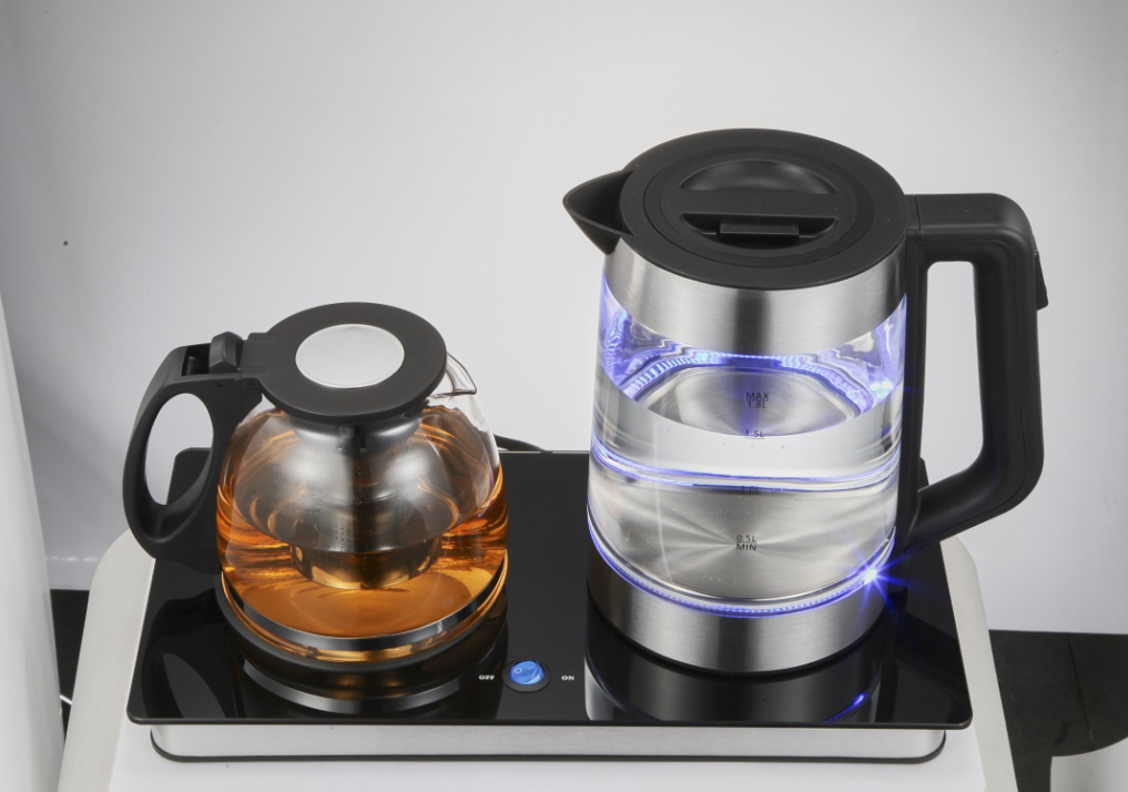 keep warm function kettle glass kitchen multipurpose glass temperature control teapot smart electric kettle