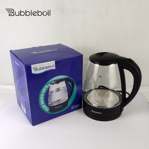 Spot wholesale large capacity water boiler teakettle glass tea maker electric teapot portable cordless electric kettles