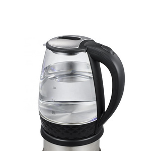 Europe Selling Household 1500W Kitchen Appliances Glass Electric Water Kettle Fast Heating Electric Kettle