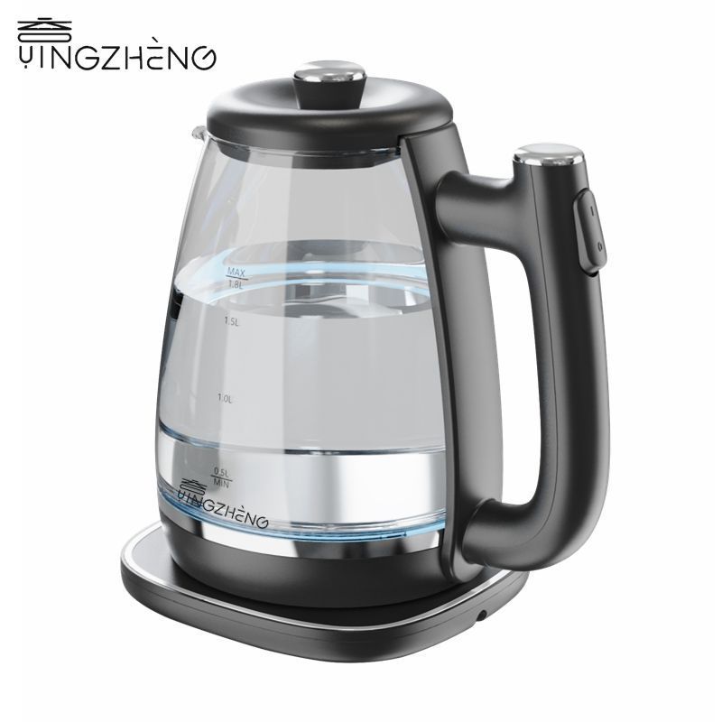 YINGZHENG Spot cordless kettle 1.8L Kettle and teapot Milk boiler coffee teapot glass electric kettle ZY-305