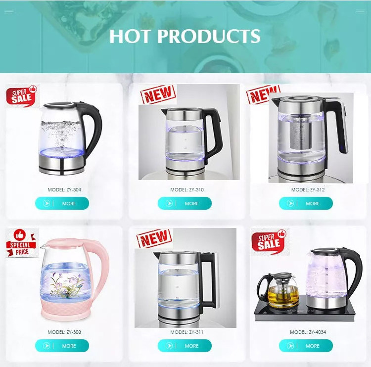 keep warm function kettle glass kitchen multipurpose glass temperature control teapot smart electric kettle