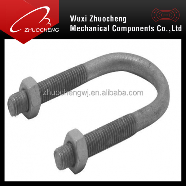 Heavy duty hot dip galvanizing square u bolt square bend u bolt