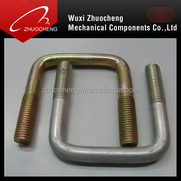 Heavy duty hot dip galvanizing square u bolt square bend u bolt