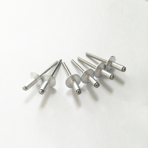 China manufacturer aluminum large head blind/ pop rivet with ISO certificate