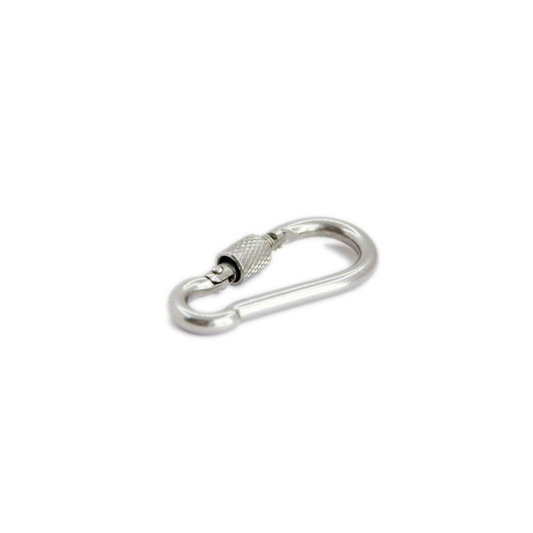 High quality manufacturer stainless steel quick link spring snap hook with screw lock