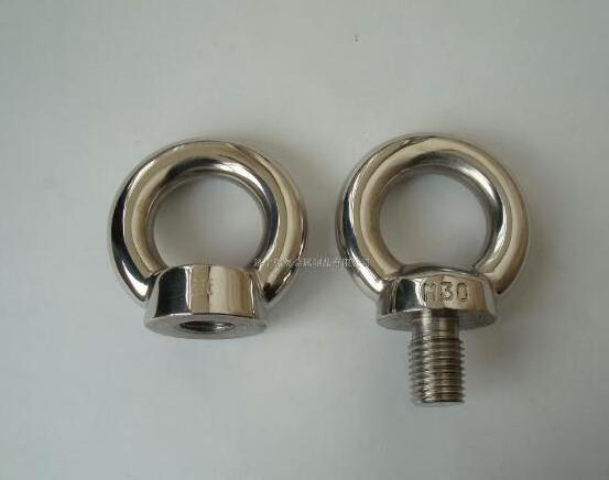 High precision DIN580 m3 stainless steel eye lifting bolt