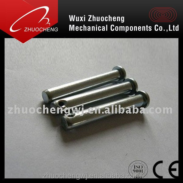 Low carbon steel stainless steel A2 A4 DIN1444 B grooved clevis pins with head