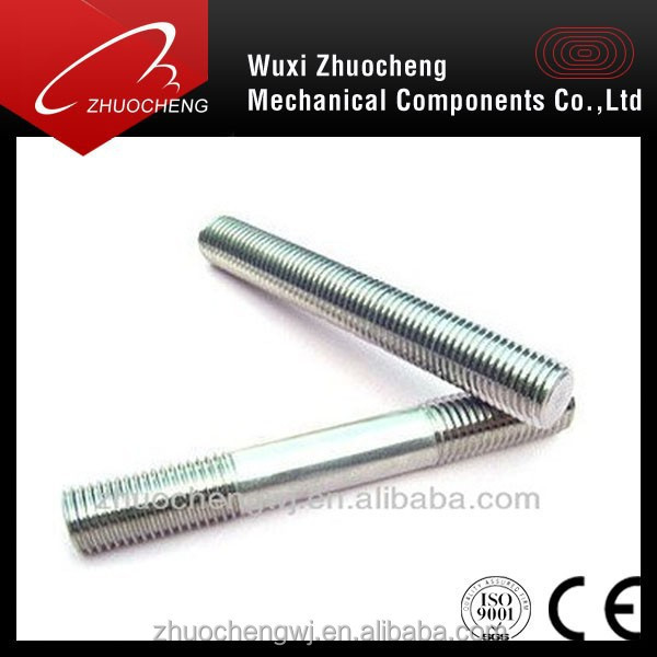 Stainless steel A2 A4 double end Stud bolt with ISO certificate