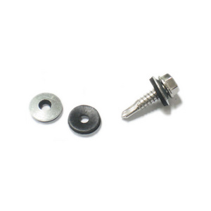 SS304 hex washer head self drilling screws with washer, sheet metal screw, tek screw