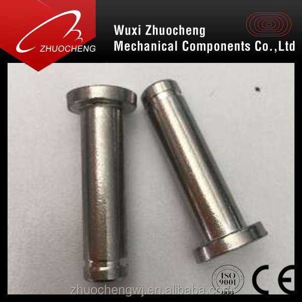 Low carbon steel stainless steel A2 A4 DIN1444 B grooved clevis pins with head